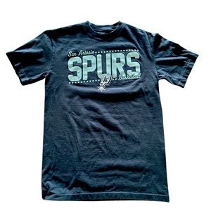 San Antonio Spurs Logo T-Shirt: NBA apparel: Tim Duncan: Adult Medium